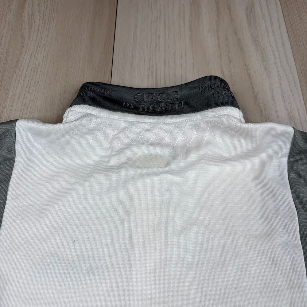 Rapha Womens White Gray Merino Wool Circle of Death Cycling Jersey Size M - Picture 7 of 15